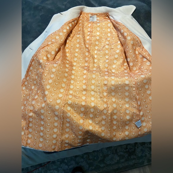 Ivory Pea Coat - Picture 3 of 4